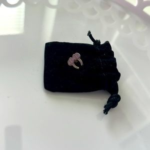 BBBrooke Apple Watch band button light purple glitter Minnie ears